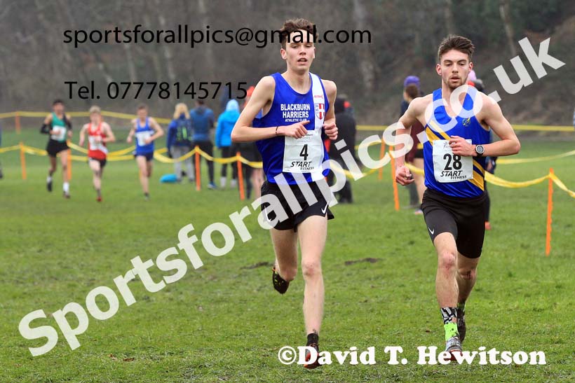Junior Mens 2023 Northern Cross Country Champs., Witton Park, Blackburn. Photo: David T. Hewitson/Sports for All Pics